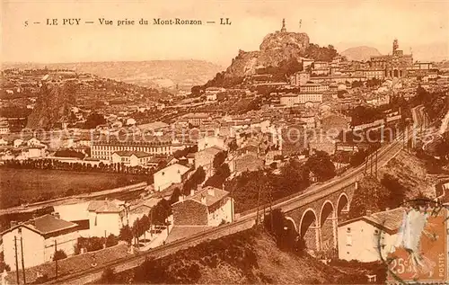 AK / Ansichtskarte Le_Puy en Velay Vue prise du Mont Ronzon Le_Puy en Velay