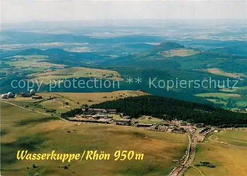 AK / Ansichtskarte Wasserkuppe_Rhoen Fliegeraufnahme Wasserkuppe Rhoen