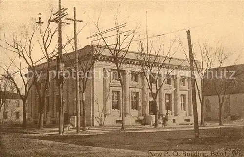 AK / Ansichtskarte Beloit_Wisconsin New Post Office Building 