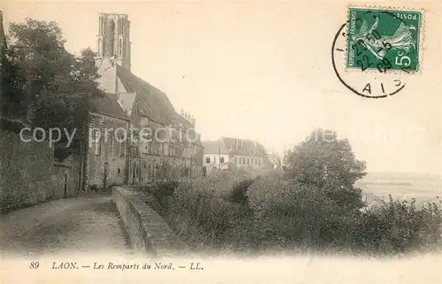 AK / Ansichtskarte Laon_Aisne Les Remparts du Nord Laon_Aisne