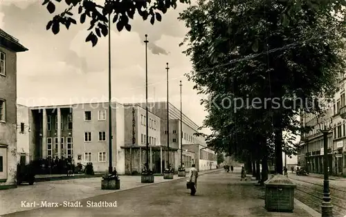 AK / Ansichtskarte Karl Marx Stadt Stadtbad Karl Marx Stadt