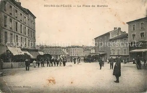 AK / Ansichtskarte Bourg de Peage La Place du Marche Bourg de Peage