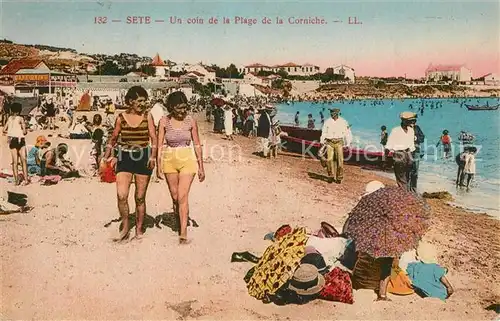 AK / Ansichtskarte Sete_Cette Plage de la Corniche  