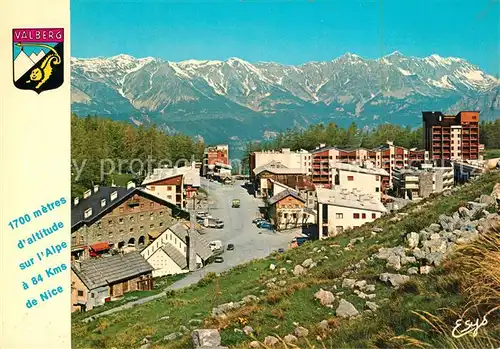 AK / Ansichtskarte Valberg Le centre de la Station la Chaine de Saint Honorat Valberg