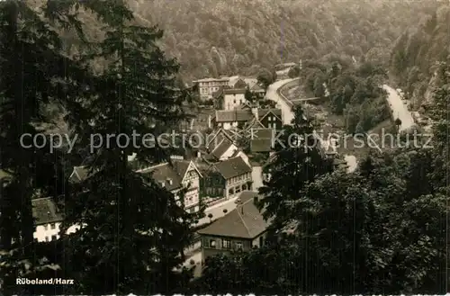 AK / Ansichtskarte Ruebeland_Harz Ansicht vom Waldrand aus Ruebeland_Harz