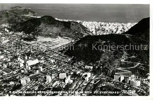 AK / Ansichtskarte Rio_de_Janeiro Panorama visto do alto do Corcovado Rio_de_Janeiro