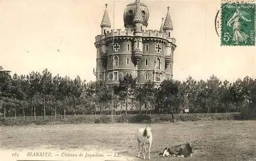 AK / Ansichtskarte Biarritz_Pyrenees_Atlantiques Chateau de Jaqueline Biarritz_Pyrenees