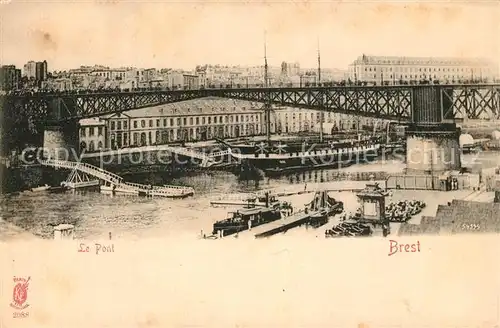 AK / Ansichtskarte Brest_Finistere Pont Brest_Finistere