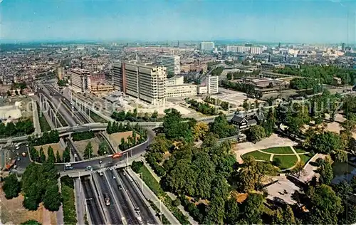 AK / Ansichtskarte Rotterdam Gezicht op het Centrum Stadtpanorama Zentrum Fliegeraufnahme Rotterdam