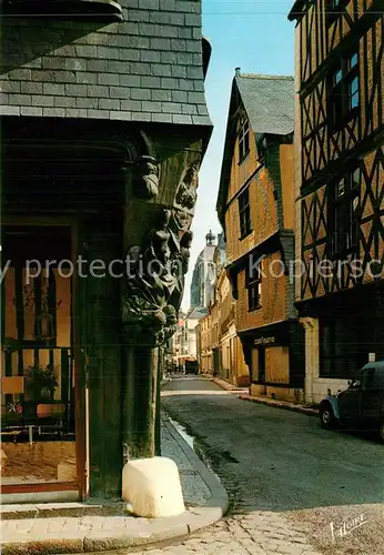 AK / Ansichtskarte Tours_Indre et Loire Vieux Tours Maisons du XVe siecle Rue du Change Place Plumereau Tours Indre et Loire