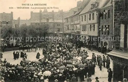 AK / Ansichtskarte Treguier_Cotes_d_Armor La procession de Saint Yves Treguier_Cotes_d_Armor