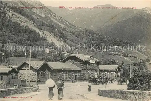 AK / Ansichtskarte Cauterets Gare du Chemin de Fer Electrique Cauterets