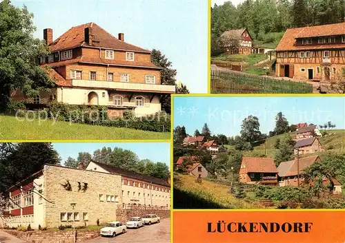 AK / Ansichtskarte Lueckendorf FDGB Erholungsheim Karl Lucas Gaststaette Kretscham Lueckendorf