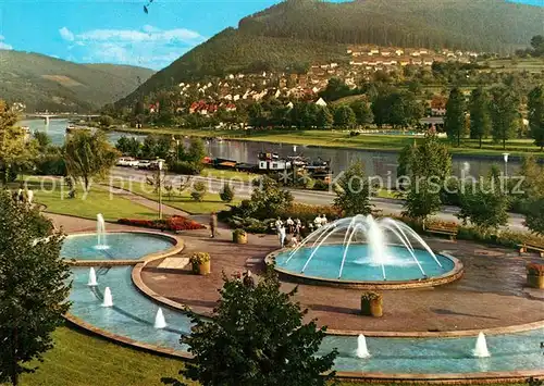 AK / Ansichtskarte Eberbach_Neckar Wasserspiele Eberbach Neckar