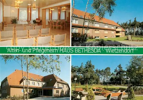 AK / Ansichtskarte Wietzendorf Alten  und Pflegeheim Haus Bethesda Park Lueneburger Heide Wietzendorf