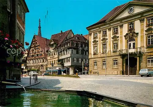 AK / Ansichtskarte Esslingen_Neckar Rathausplatz Altstadt Esslingen Neckar