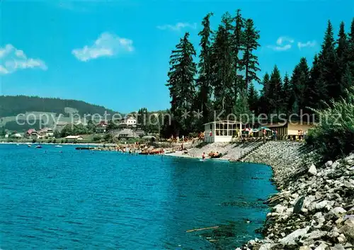 AK / Ansichtskarte Schluchsee Strandbad Hoehenluftkurort im Schwarzwald Schluchsee