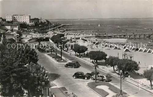 AK / Ansichtskarte Arcachon_Gironde Vue generale du Boulevard Promenade Arcachon Gironde