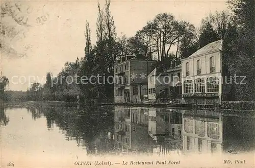 AK / Ansichtskarte Olivet_Loiret Restaurant Paul Foret Olivet Loiret