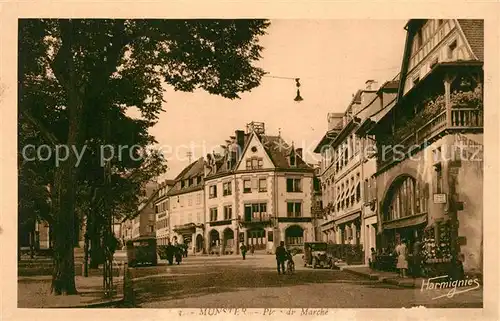 AK / Ansichtskarte Munster_Haut_Rhin_Elsass Place de March Munster_Haut_Rhin_Elsass