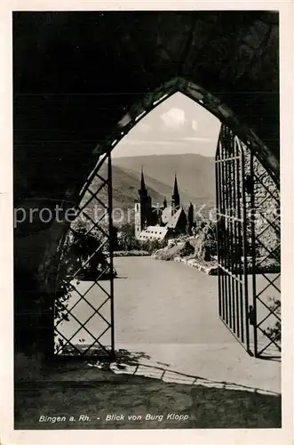 AK / Ansichtskarte Bingen_Rhein Blick von Burg Klopp Bingen Rhein