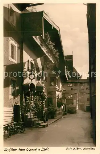 AK / Ansichtskarte Kufstein_Tirol Partie am Auracher Loechl Gastronomie Kufstein_Tirol