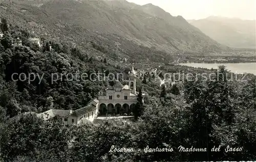 AK / Ansichtskarte Locarno_Lago_Maggiore Santuario Madonna del Sasso Locarno_Lago_Maggiore