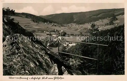 AK / Ansichtskarte Warmensteinach Blick vom Goellstein Warmensteinach