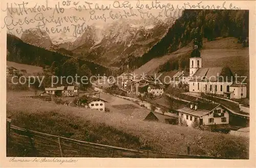 AK / Ansichtskarte Ramsau_Berchtesgaden Panorama Ramsau Berchtesgaden