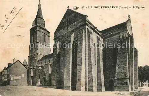 AK / Ansichtskarte La_Souterraine Eglise La_Souterraine