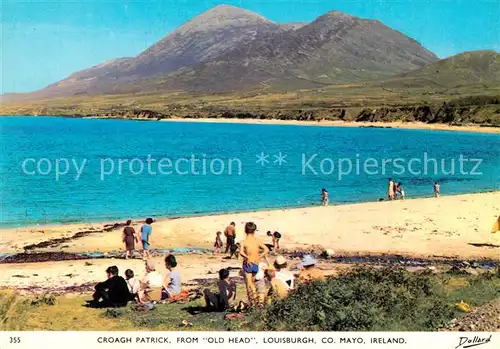 AK / Ansichtskarte Louisburgh Beach from Old Head 