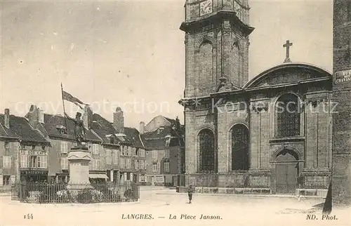 AK / Ansichtskarte Langres La Place Janson Langres