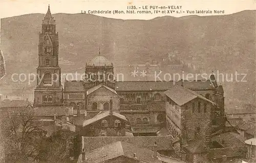 AK / Ansichtskarte Le_Puy en Velay La Cathedrale Vue laterale Nord Le_Puy en Velay