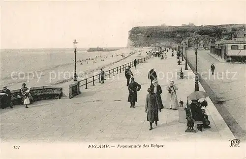 AK / Ansichtskarte Fecamp Promenade des Belges Fecamp