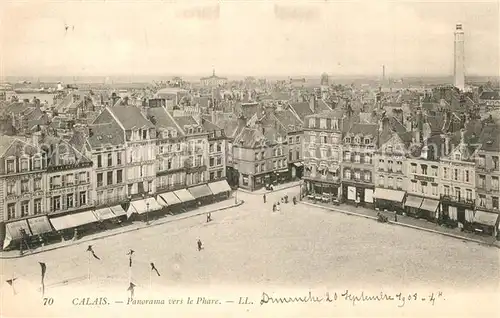 AK / Ansichtskarte Calais Panorama vers le Phare Calais