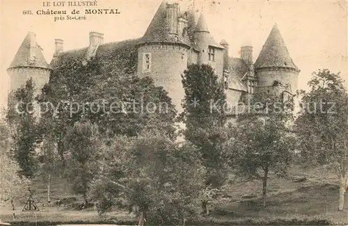 AK / Ansichtskarte Saint Cere Chateau de Montal Saint Cere