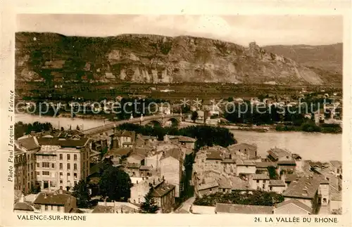 AK / Ansichtskarte Valence_Drome La Vallee du Rhone Panorama Valence_Drome