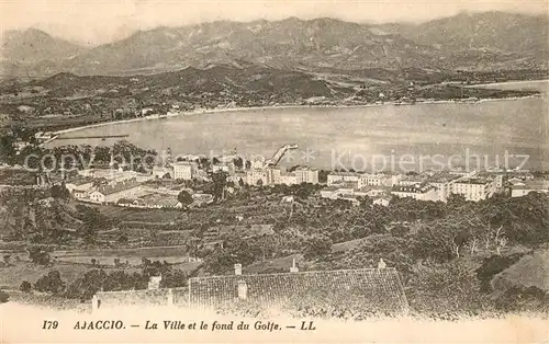 AK / Ansichtskarte Ajaccio La Ville fond du Golfe Ajaccio