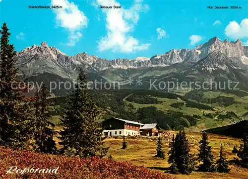 AK / Ansichtskarte Radstadt Radstaedter Huette am Rossbrand Alpenpanorama Hoher Dachstein Radstadt