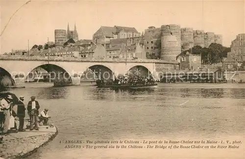 AK / Ansichtskarte Angers Pont de la Basse Chaine sur la Maine Angers