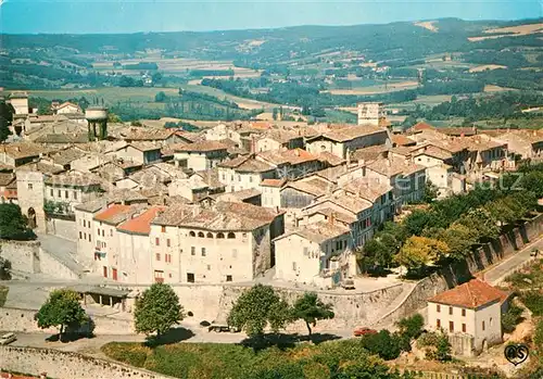 AK / Ansichtskarte Castelnau de Montmiral Vue generale aerienne Les Remparts Castelnau de Montmiral