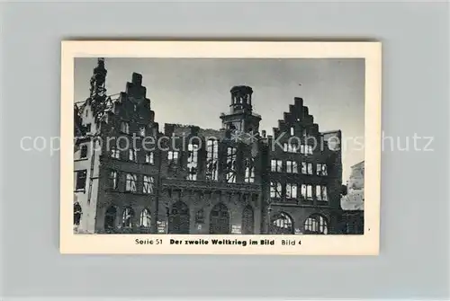 AK / Ansichtskarte Militaria_Deutschland_WK2 Von Stalingrad bis N?rnberg Zerst?rung deutscher St?dte Frankfurt Eilebrecht Zigaretten 