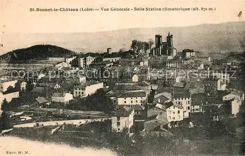 AK / Ansichtskarte Saint Bonnet le Chateau Vue generale Station climaterique Saint Bonnet le Chateau