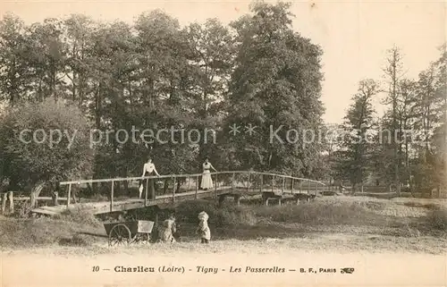 AK / Ansichtskarte Charlieu Les Passerelles pres du Chateau de Tigny Charlieu