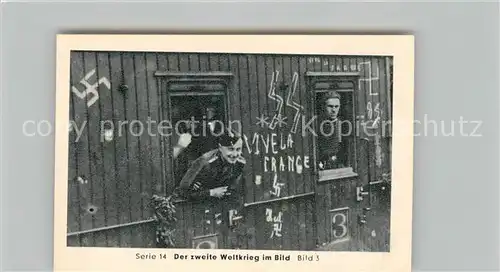 AK / Ansichtskarte Militaria_Deutschland_WK2 Von N?rnberg bis Stalingrad Franz?sische Freiwillige Eilebrecht Zigaretten 