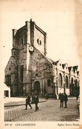 AK / Ansichtskarte Coulommiers Eglise Saint Denis Coulommiers