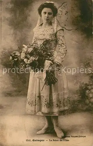 AK / Ansichtskarte Quimper La Reine de l Odet Costumes Trachten Quimper