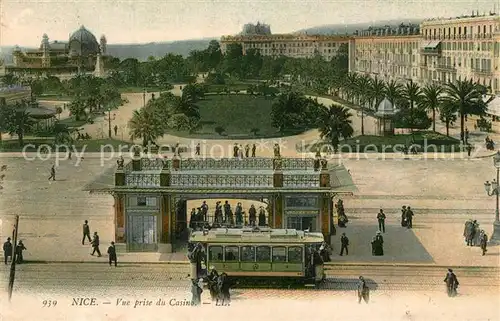 AK / Ansichtskarte Nice_Alpes_Maritimes Casino Strassenbahn Nice_Alpes_Maritimes