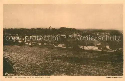 AK / Ansichtskarte Rethel_Ardennes Vue generale Nord Rethel Ardennes