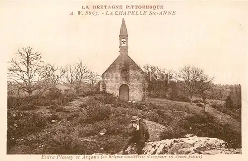 AK / Ansichtskarte Plouay Chapelle Sainte Anne Entre Plouay et Arzano Plouay